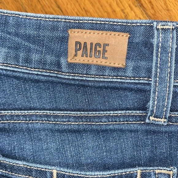 PAIGE Skyline Ankle Peg Blue Denim Jeans Size 27 - Picture 7 of 9